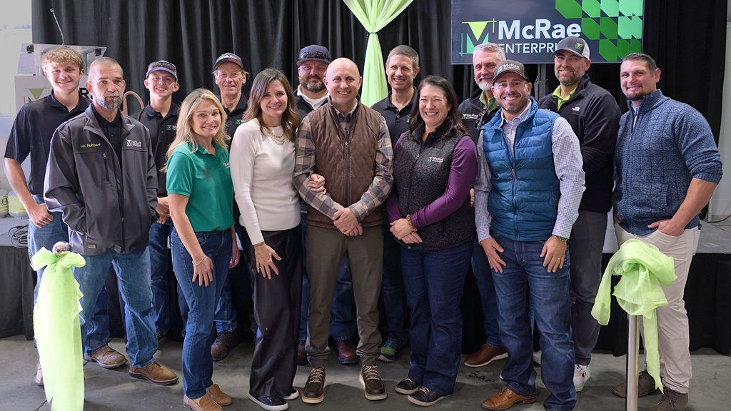 Some of the McRae team at the grand opening of the new headquarters
